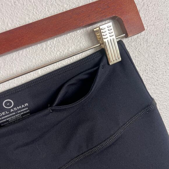 Noel Asmar Black Compression Fit High-Rise Leggings Women’s M - Picture 4 of 7